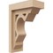 Ekena Millwork 3"W x 6"D x 9"H Classic Sheridan Rough Cedar Woodgrain TimberThane Corbel, Primed Tan CORUR03X06X09SHERCPR - alternate 1